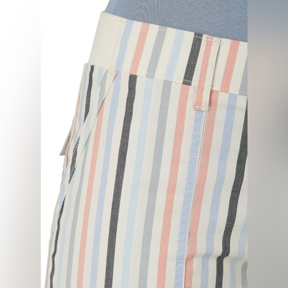 D14.16 Lee Women's Midrise Bermuda Short Multi Stripe 20W - Picture 1 of 7